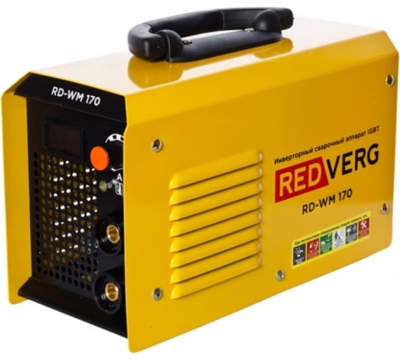 Бестрансформаторный сварочный аппарат REDVERG RD-WM 170 6626264 1