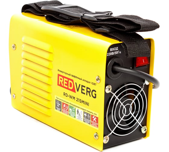 Бестрансформаторный сварочный аппарат REDVERG RD-WM 215MINI 6625011