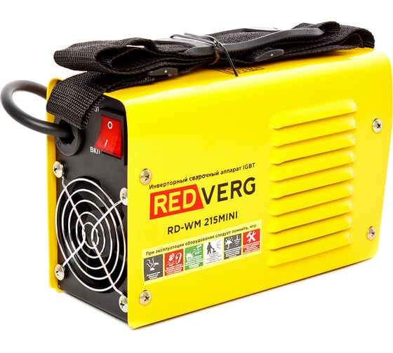 Бестрансформаторный сварочный аппарат REDVERG RD-WM 215MINI 6625011