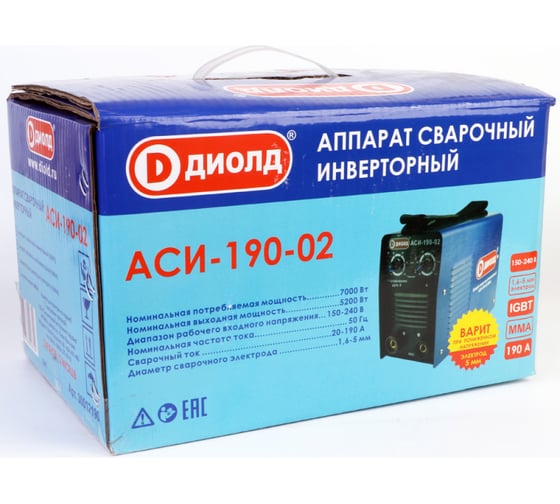 Сварочный аппарат ДИОЛД АСИ 190-02 30012190