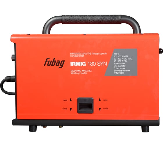 Сварочный полуавтомат инвертор FUBAG IRMIG 180 SYN 31446 + Горелка FB 250 3m 38443 31446.1
