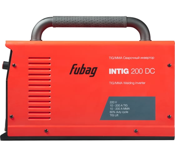 Сварочный инвертор FUBAG INTIG 200 DC 31449 + горелка FB TIG 26 5P 4m 38459 31449.1