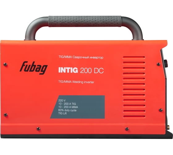 Сварочный инвертор FUBAG INTIG 200 DC 31449 + горелка FB TIG 26 5P 4m 38459 31449.1