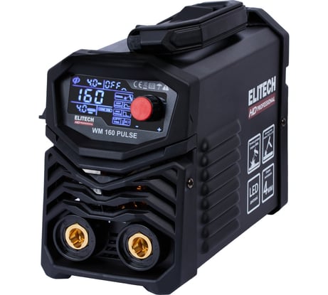Инверторный сварочный аппарат Elitech HD WM 160 PULSE (160А, импульс) 204464