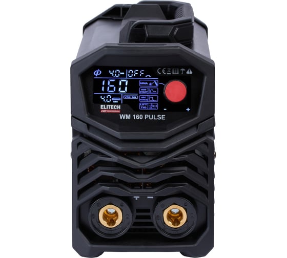 Инверторный сварочный аппарат Elitech HD WM 160 Pulse 204464