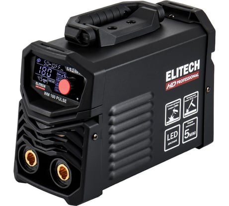 Инверторный сварочный аппарат Elitech HD WM 180 Pulse 204465