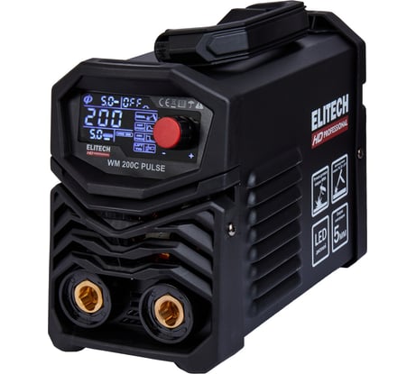 Инверторный сварочный аппарат Elitech HD WM 200C PULSE (200А, импульс) 204467
