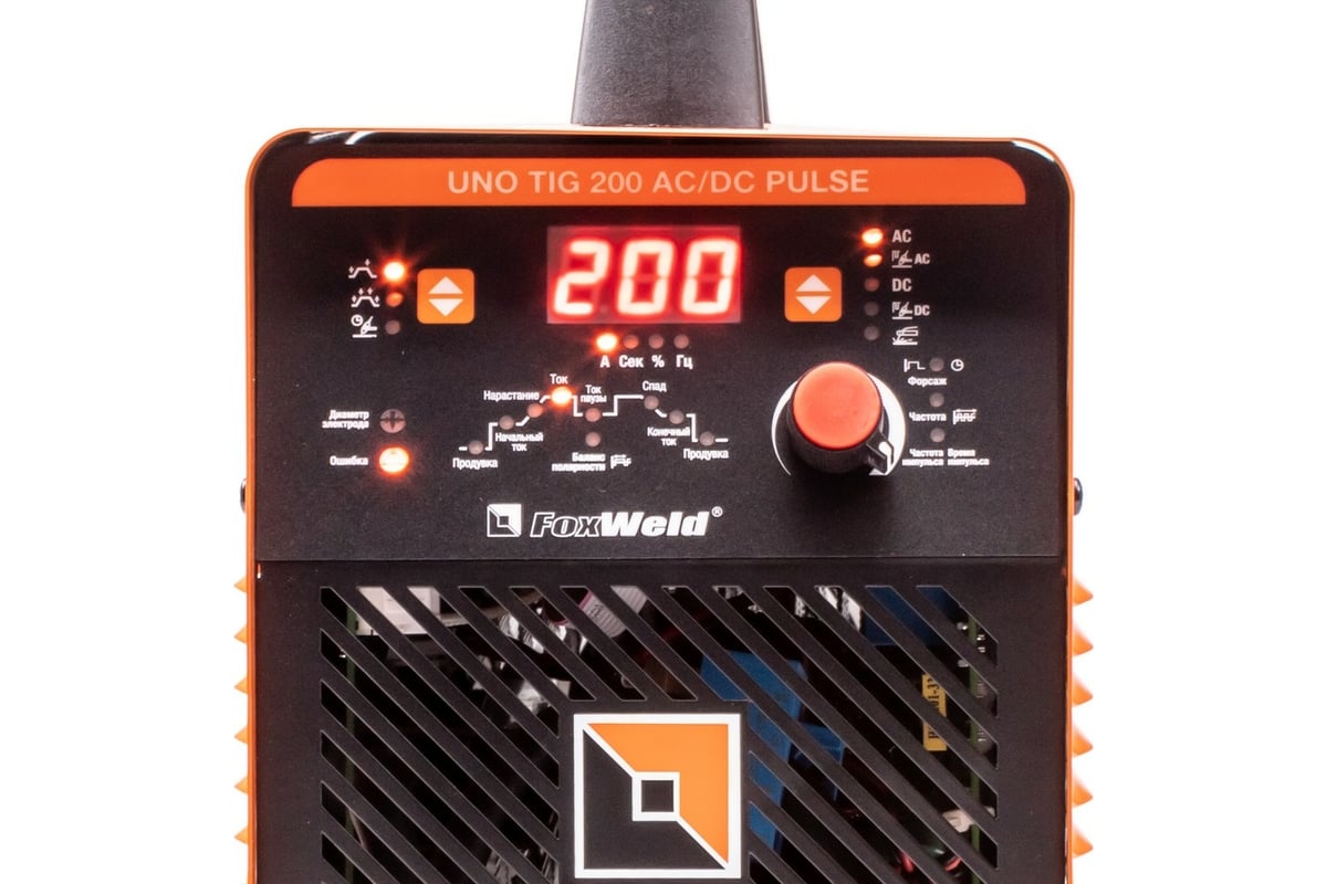 FOXWELD uno Tig 200 AC/DC Pulse. Uno Tig 200 AC/DC Pulse. FOXWELD uno Tig 200 AC/DC Pulse 7170.