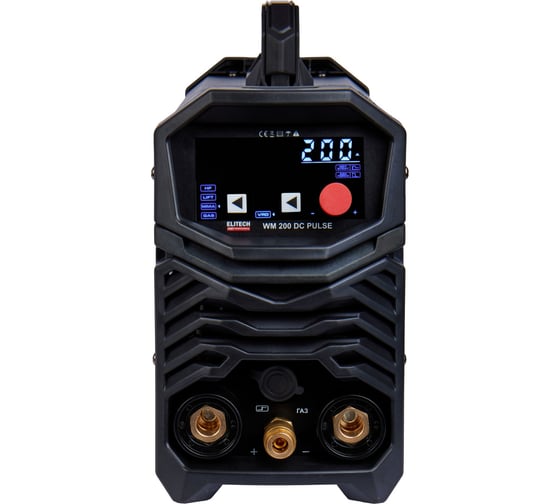 Инверторный сварочный аппарат Elitech HD WM 200 DC Pulse 204475