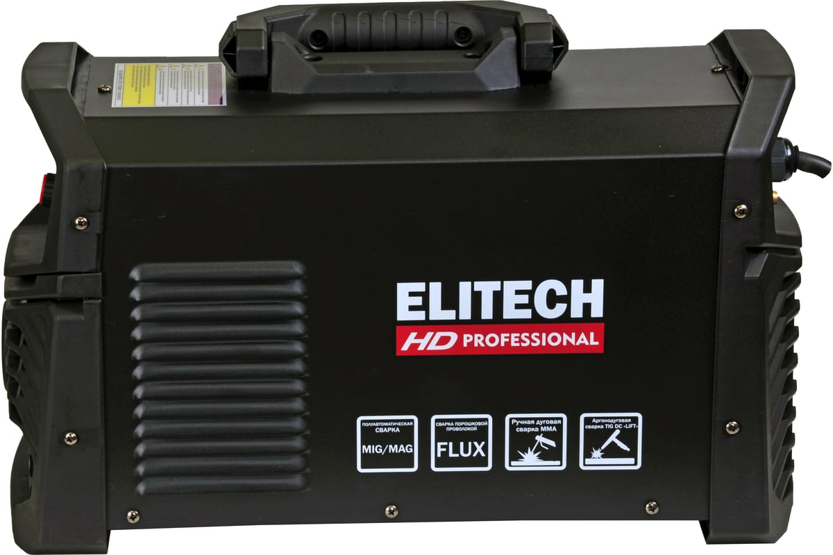 Инверторный сварочный аппарат Elitech HD WM 200 SYN 204471 - низкая цена,  характеристики, отзывы