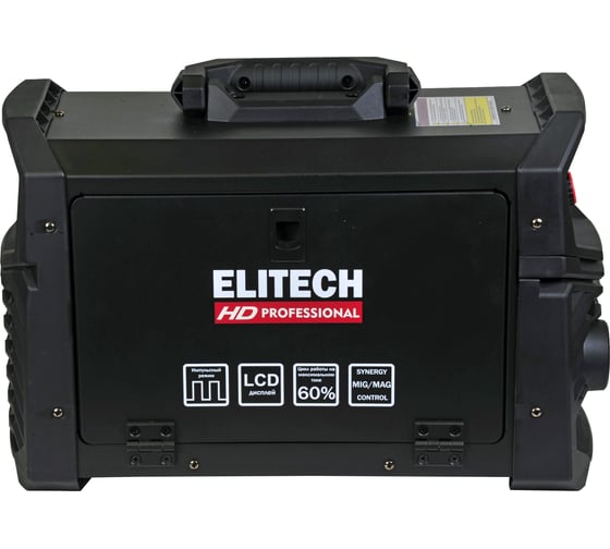 Инверторный сварочный аппарат Elitech HD WM 200 SYN LCD Pulse 204473