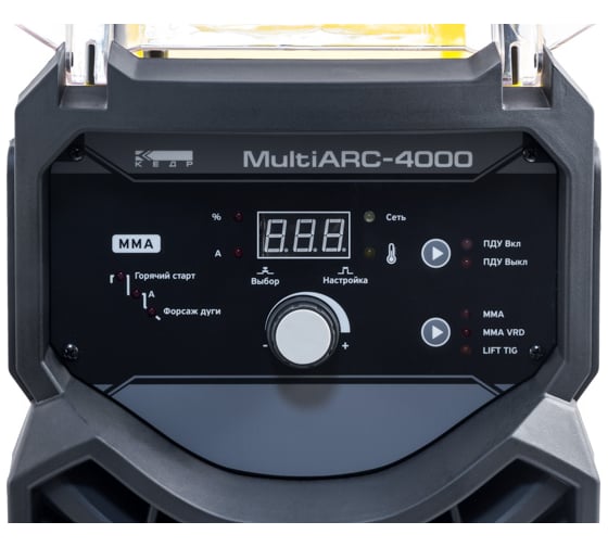 Инверторный аппарат Кедр MULTIARC-4000 (380в, 20-400а) со свидетельством накс 8011300