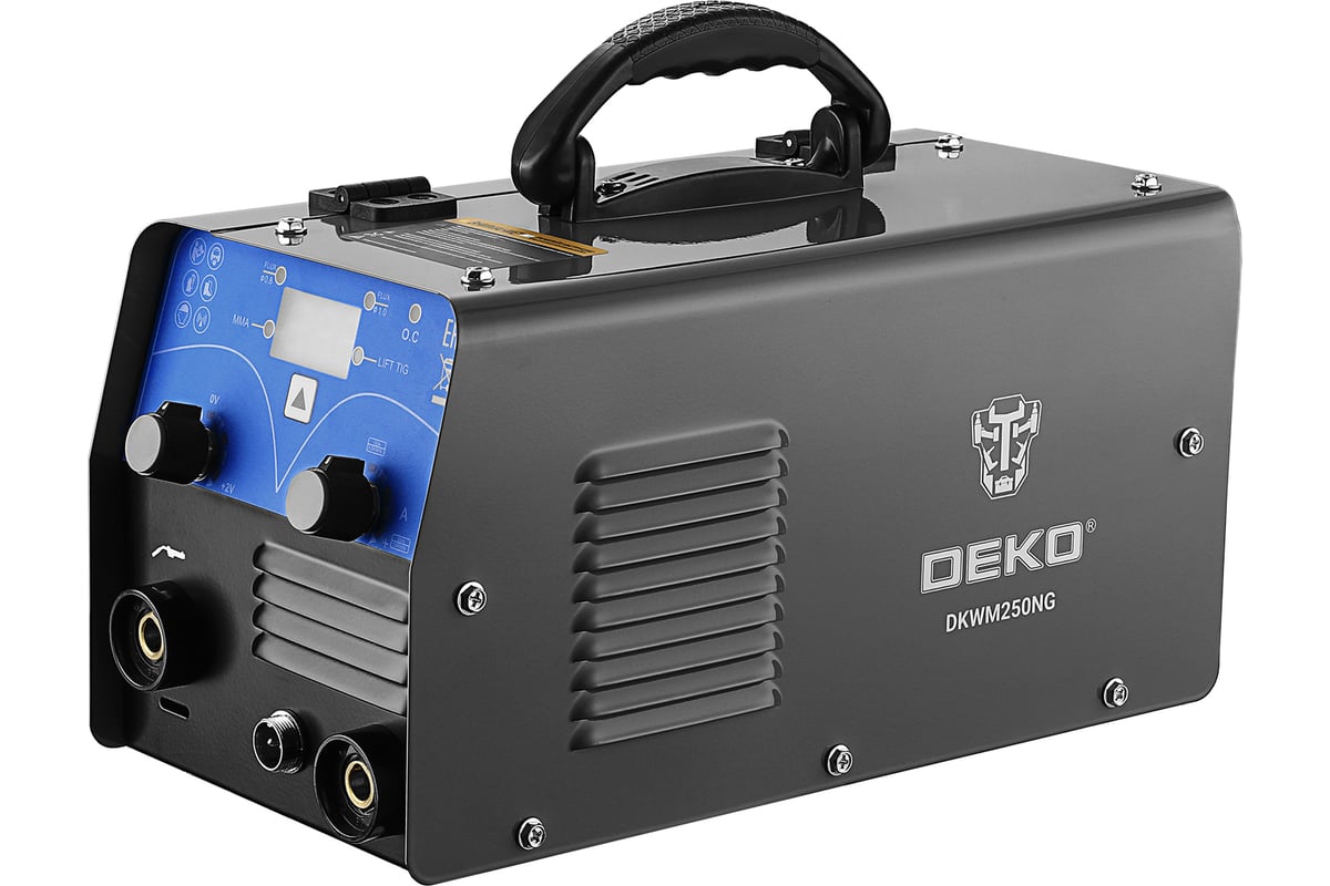 Сварочный полуавтомат DEKO DKWM250NG, MIG без газа/MMA/TIG LIFT, 250А ...