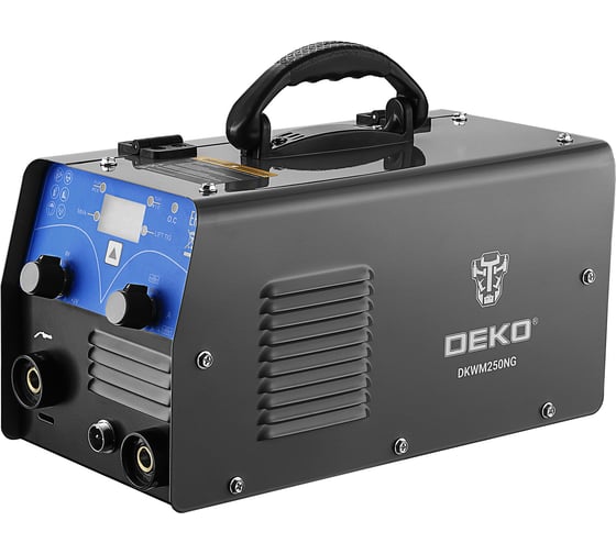 Сварочный полуавтомат DEKO DKWM250NG, MIG без газа/MMA/TIG LIFT, 250А 051-4696