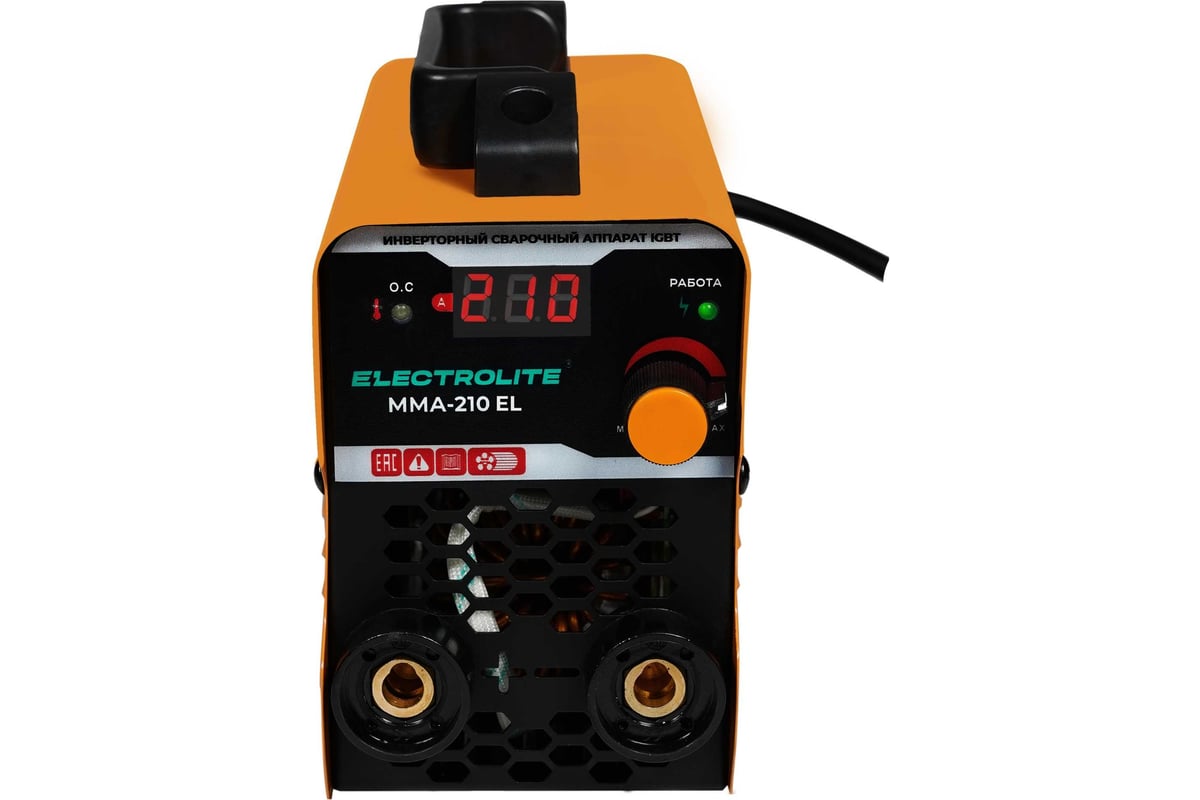 Сварочный инверторный аппарат Electrolite mma-210 EL 210 А, 140-250 В ...