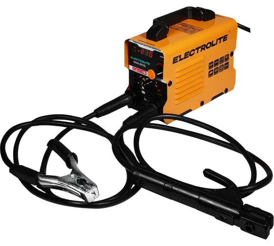 Сварочный инверторный аппарат Electrolite mma-210 EL 210 А, 140-250 В, 4 мм электрод, дисплей 6342