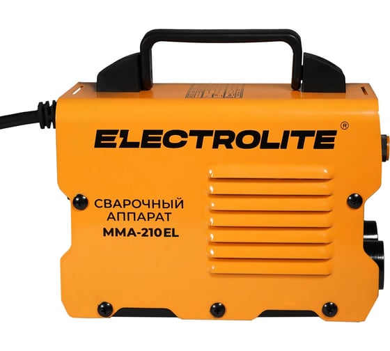 Сварочный инверторный аппарат Electrolite mma-210 EL 210 А, 140-250 В, 4 мм электрод, дисплей 6342