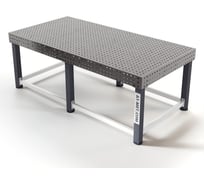 Сварочный стол GREENBERG 1200x2400, серый СВСТ_120Х240_7024