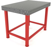 Сварочный стол Flamet expert 800x1200, 12 мм, подстолье с перемычками без колес PBK-800x1200-12