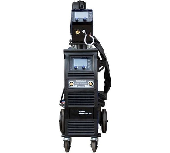 Сварочный полуавтомат Aurora SKYWAY 550 SYNERGIC (2 LCD) + выносной подающий, 10 м, водяное охлаждение 36182