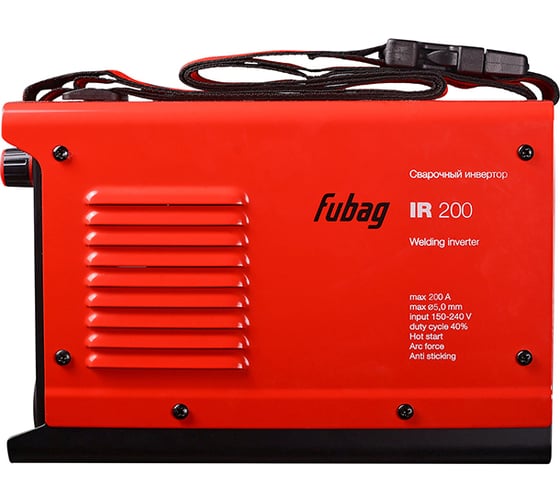 Инвертор мма сварки FUBAG ir 200 41776
