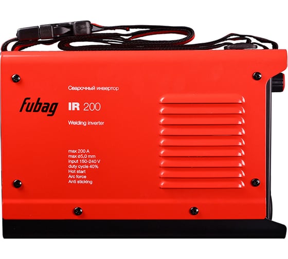 Инвертор мма сварки FUBAG ir 200 41776