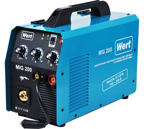 Сварочный аппарат WERT MIG/MAG MIG 200 (W1701.003.00) 195062