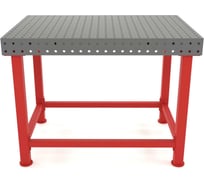 Сварочный стол Flamet 1000x1500 Start 6 мм, подстолье с перемычками PBK-1000x1500-6
