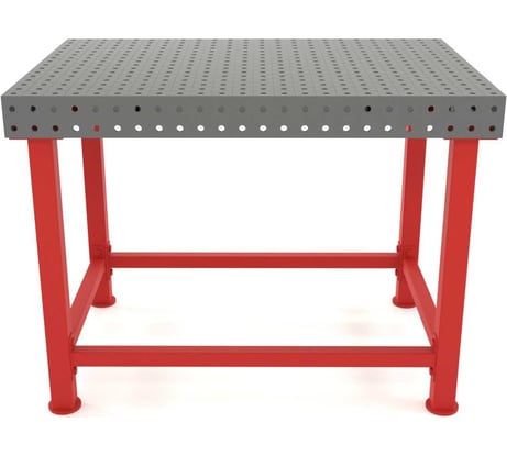 Сварочный стол Flamet 1000x1500 Start 6 мм, подстолье с перемычками PBK-1000x1500-6