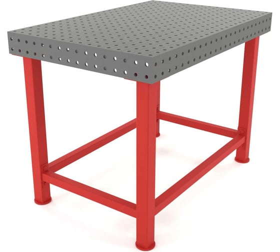 Сварочный стол Flamet 1000x1500, Expert 12 мм, подстолье с перемычками PBK-1000x1500-12