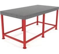 Сварочный стол Flamet 1000x2000, Optima 8 мм, подстолье с перемычками PBK-1000x2000-8