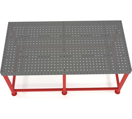 Сварочный стол Flamet 1000x2000, Optima 8 мм, подстолье с перемычками PBK-1000x2000-8