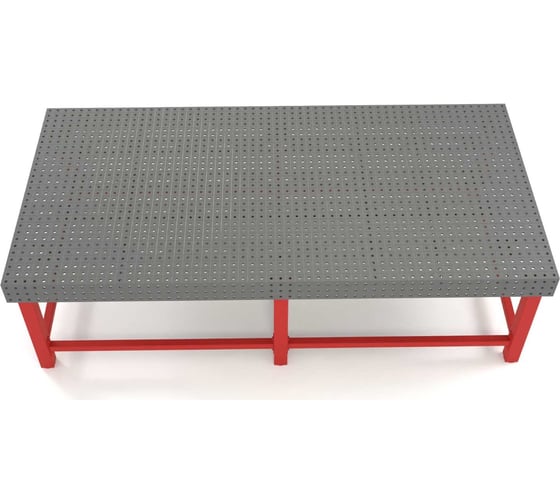 Сварочный стол Flamet 1450x2500, Expert 12 мм, подстолье с перемычками PBK-1450x2500-12