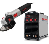 Комплект сварочный аппарат CROWN CT33101+ углошлифовальная машина  CT13502-125V CTN33101