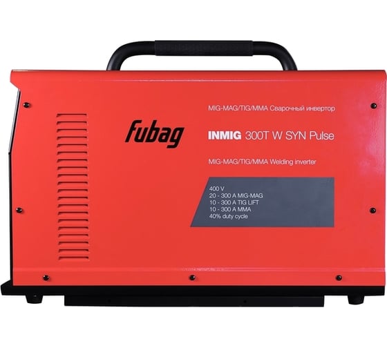 Сварочный полуавтомат инвертор FUBAG INMIG 300T W SYN PULSE (31593), горелка FB 400 3 м (38449) 31593.1