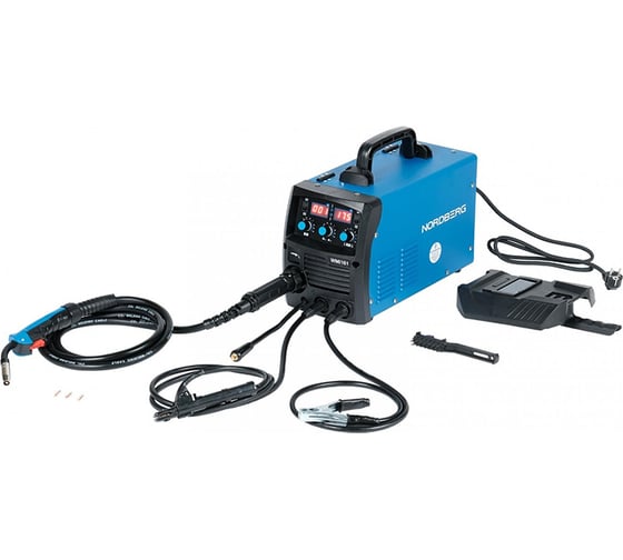 Сварочный инверторный аппарат NORDBERG MIG+MMA, 220V WMI161
