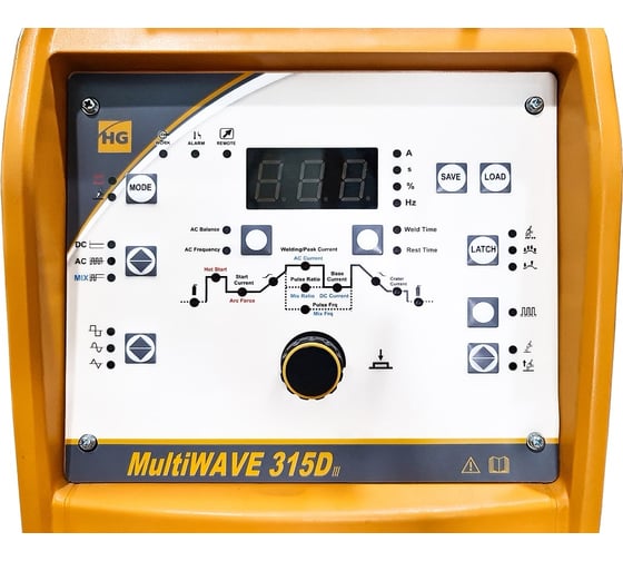 Аппарат аргонодуговой сварки HUGONG MultiWAVE 315D III AC/DC без БО, тележки и горелки 040727