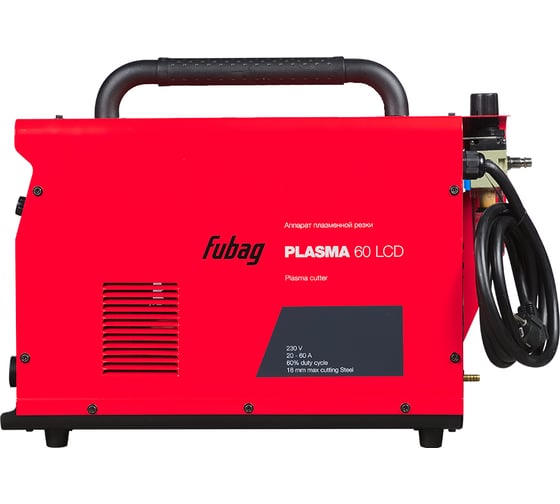 Аппарат плазменной резки FUBAG Plasma 60 LCD 46124 + Горелка для плазмореза FB P60 6m 38468 46124.1