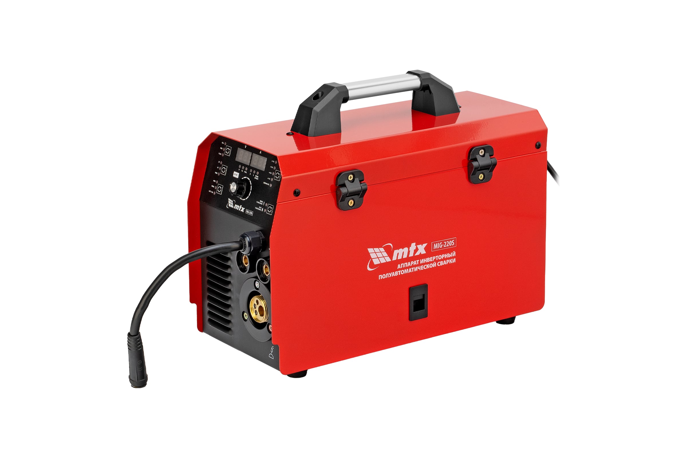 ИнверторныйаппаратполуавтоматическойсваркиMTXmig-220s,220a,катушка5кг94304
