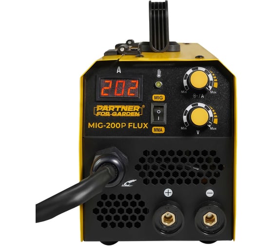 Инверторный полуавтомат PARTNER FOR GARDEN MIG 200 P Flux ( ШК ) 5671
