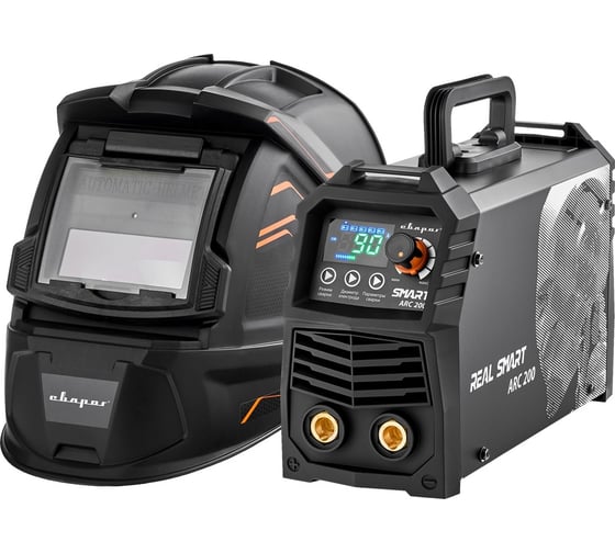 Сварочный инвертор Сварог ARC 200 REAL SMART Z28303 Black маска+краги 97886