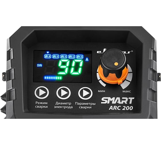 Сварочный инвертор Сварог ARC 200 REAL SMART Z28303 Black маска+краги 97886