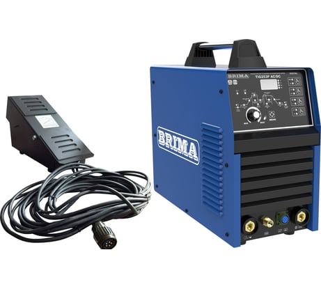 Инверторная установка Brima tig-253p ac/dc digital 220 в, педаль в комплекте НП000001431