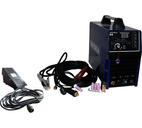 Инверторная установка Brima tig-253p ac/dc digital 220 в, педаль в комплекте НП000001431