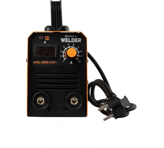 Сварочный аппарат WELDER MMA-200A+ LCD 200 А MMA-200 LCD