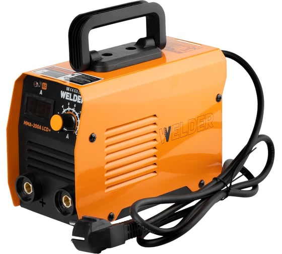 Сварочный аппарат WELDER MMA-200A+ LCD 200 А MMA-200 LCD