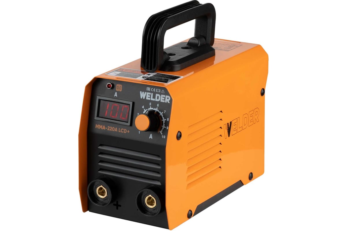 Сварочный аппарат WELDER MMA-220A+ LCD 220 А MMA-220 LCD