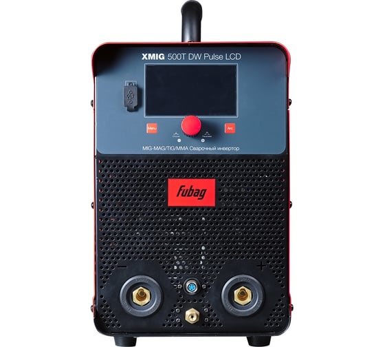 Сварочный полуавтомат FUBAG _XMIG 500T DW PULSE (31399) + Подающий механизм_DRIVE XMIG DW PULSE (31400) + Горелка FB 550W 3m (31652) + Блок жидкостного охлаждения Cool XM 31399.3