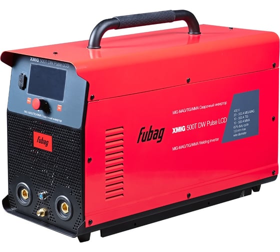 Сварочный полуавтомат FUBAG _XMIG 500T DW PULSE (31399) + Подающий механизм_DRIVE XMIG DW PULSE (31400) + Горелка FB 550W 3m (31652) + Блок жидкостного охлаждения Cool XM 31399.3