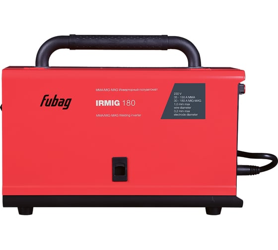 Сварочный полуавтомат инвертор FUBAG IRMIG 180 (с горелкой 250А в комплекте) 41390